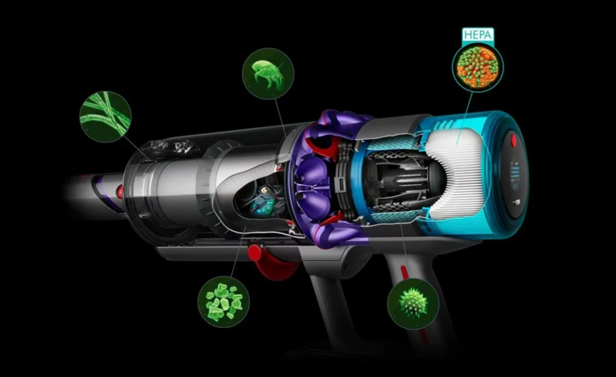 Пылесос Dyson Gen5 Detect Absolute HK (9 насадок) Доп. аккумулятор