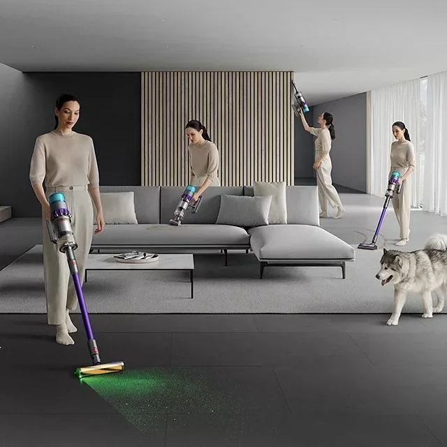 Пылесос Dyson Gen5 Detect Absolute HK (9 насадок) Доп. аккумулятор