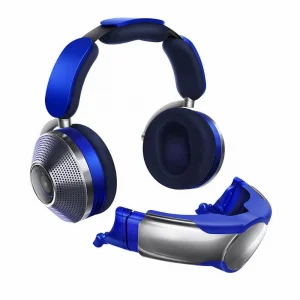 Беспроводные наушники Dyson Zone Headphones с очистителем воздуха, синий/cеребристый