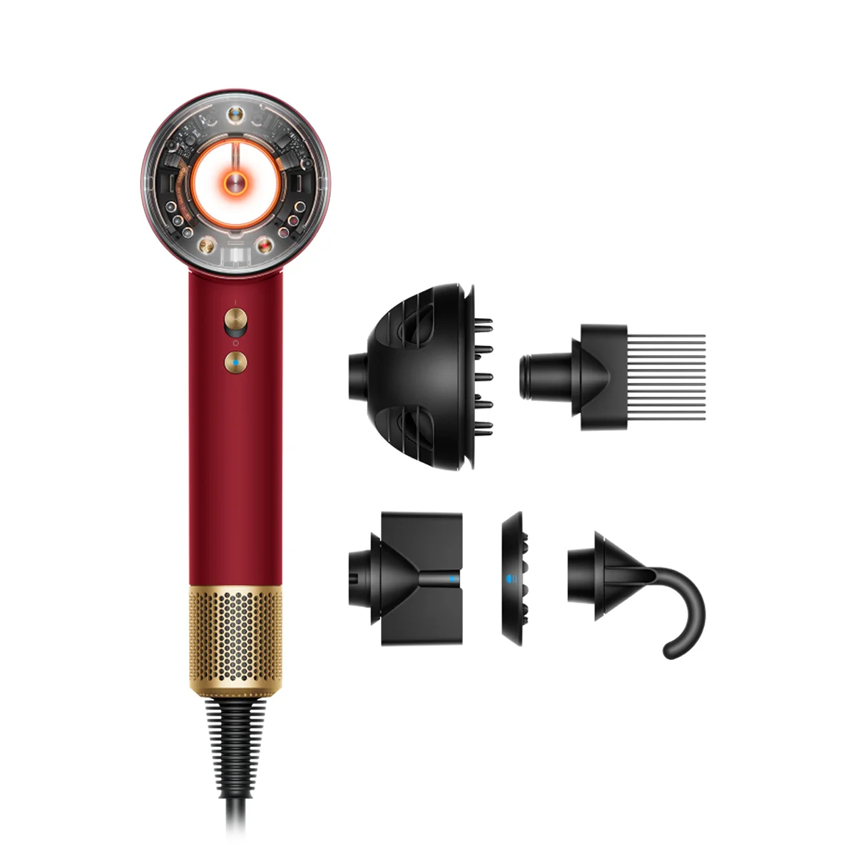 Фен Dyson HD16 Supersonic Neural Red Velvet/Gold