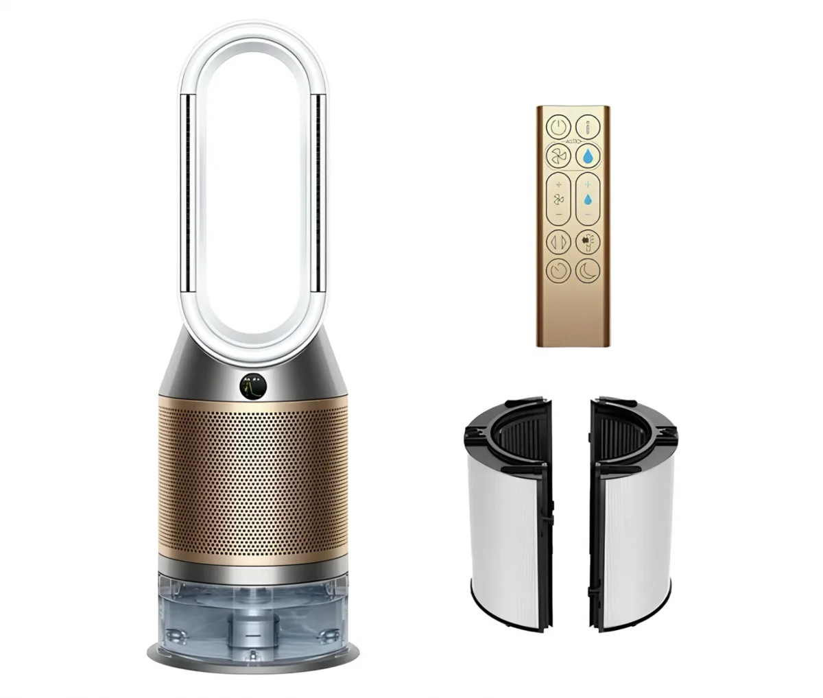 Увлажнитель-очиститель воздуха Dyson Humidify Cool PH2 De-NOx PH05 (белый-золотой) EU
