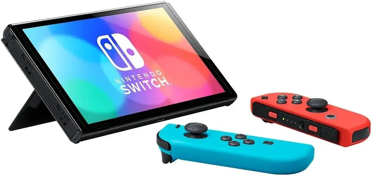 Игровая приставка Nintendo Switch OLED 64 ГБ, синий