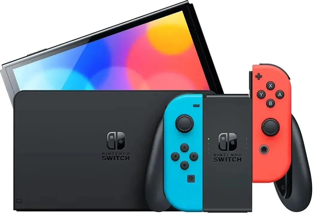 Игровая приставка Nintendo Switch OLED 64 ГБ, синий