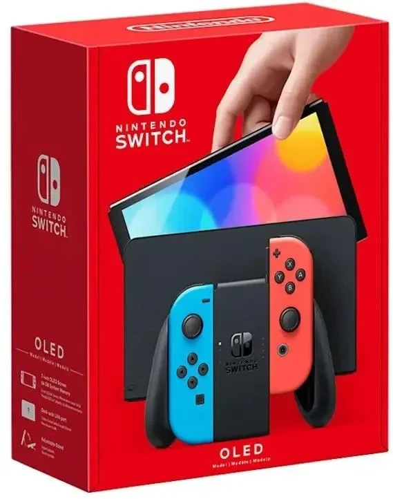 Игровая приставка Nintendo Switch OLED 64 ГБ, синий
