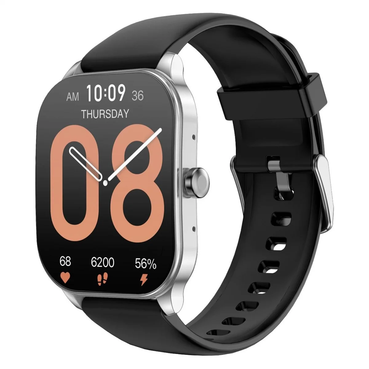 Смарт-часы Amazfit AMF часы Pop 3S A2318 Silver (AMF-6972596107095)
