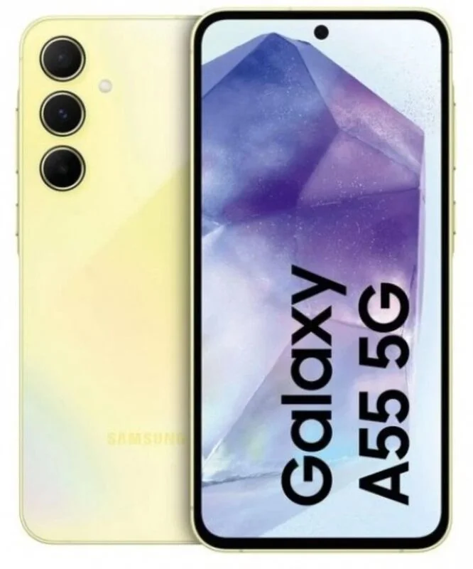 Смартфон Samsung Galaxy A55 5G 8/256 ГБ, желтый