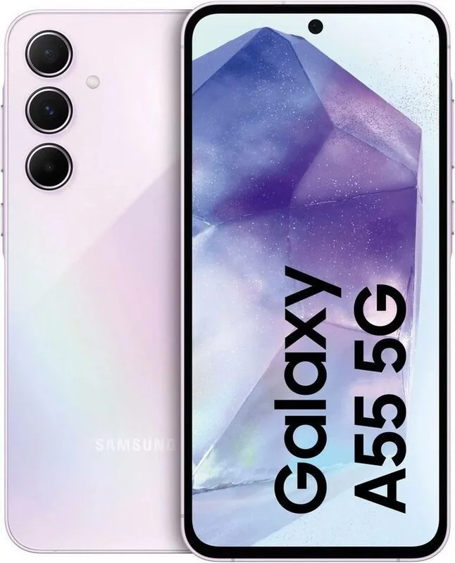 Смартфон Samsung Galaxy A55 5G 12/256 ГБ, фиолетовый