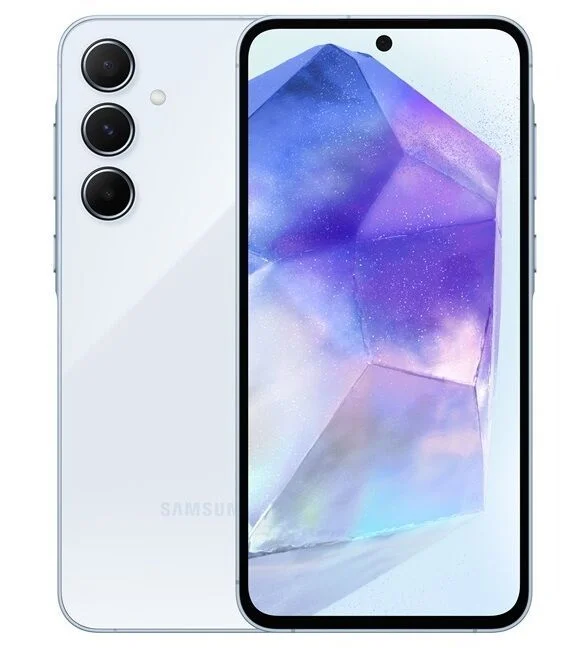 Смартфон Samsung Galaxy A55 5G 12/256 ГБ, голубой