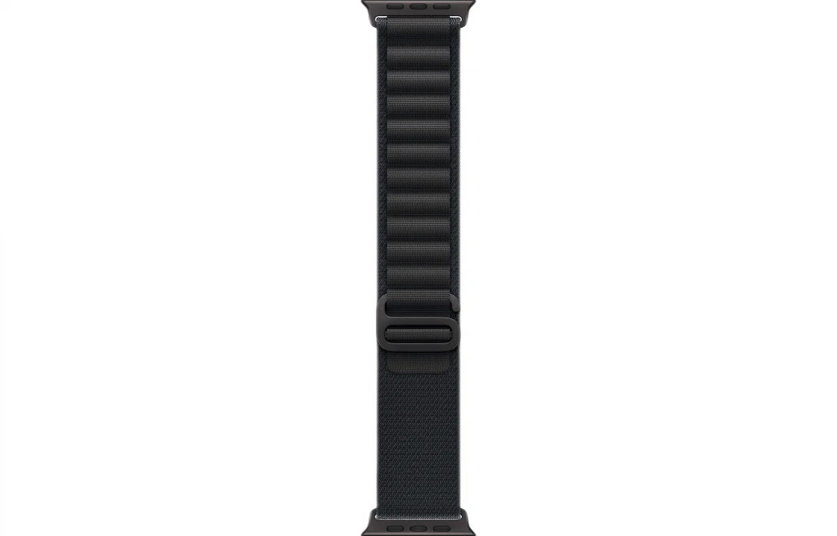 Часы Apple Watch Ultra 3 GPS 49 мм, корпус черный титан (Black Titanium), ремешок Alpine, черный (Black), размер: S