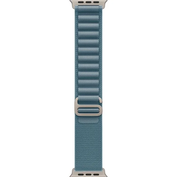 Часы Apple Watch Ultra 3 GPS 49 мм, корпус натуральный титан (Natural Titanium), светло-синий (Light Blue), размер: L