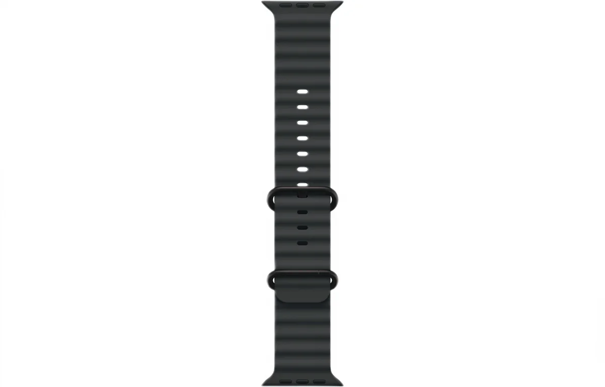 Часы Apple Watch Ultra 3 GPS 49 мм, корпус натуральный титан (Natural Titanium), ремешок Ocean, черный (Black)