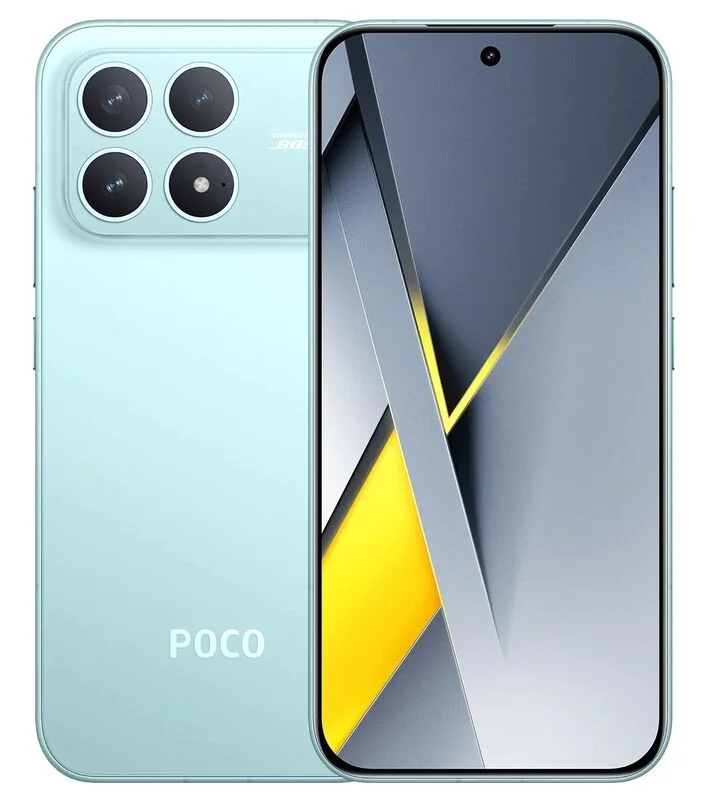 Телефон Poco F8 Pro 12/256 ГБ, голубой
