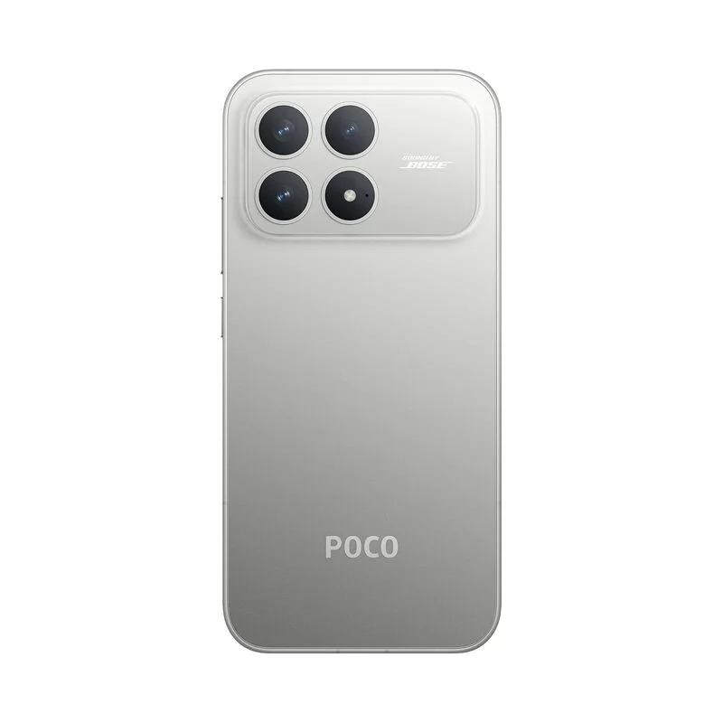 Телефон Poco F8 Pro 12/256 ГБ, серебристый титан